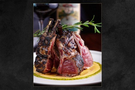 The rack of lamb from Platea, a lamb chop recipe we got from chef Fernando Salazar