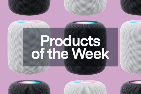 a collage of products of the week on a pink background