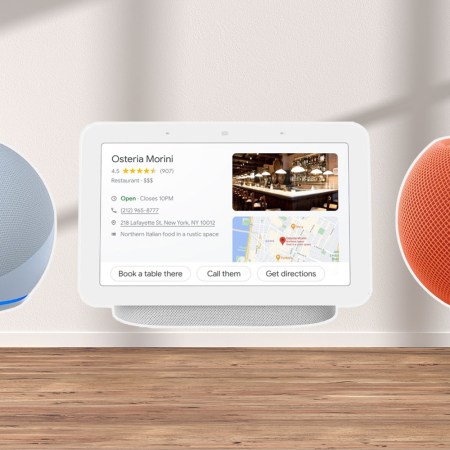 Smart Home devices on a white home background
