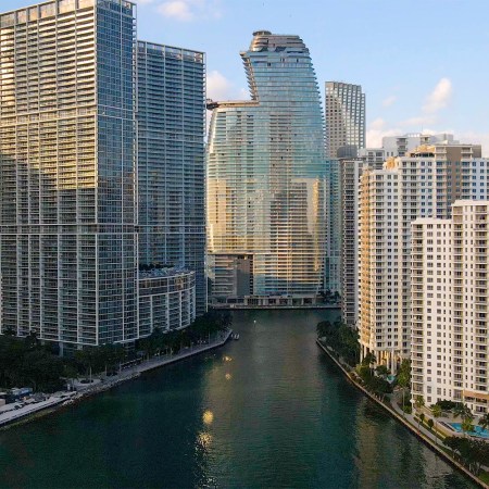 The Unique penthouse at the top of the Aston Martin Residences in Miami