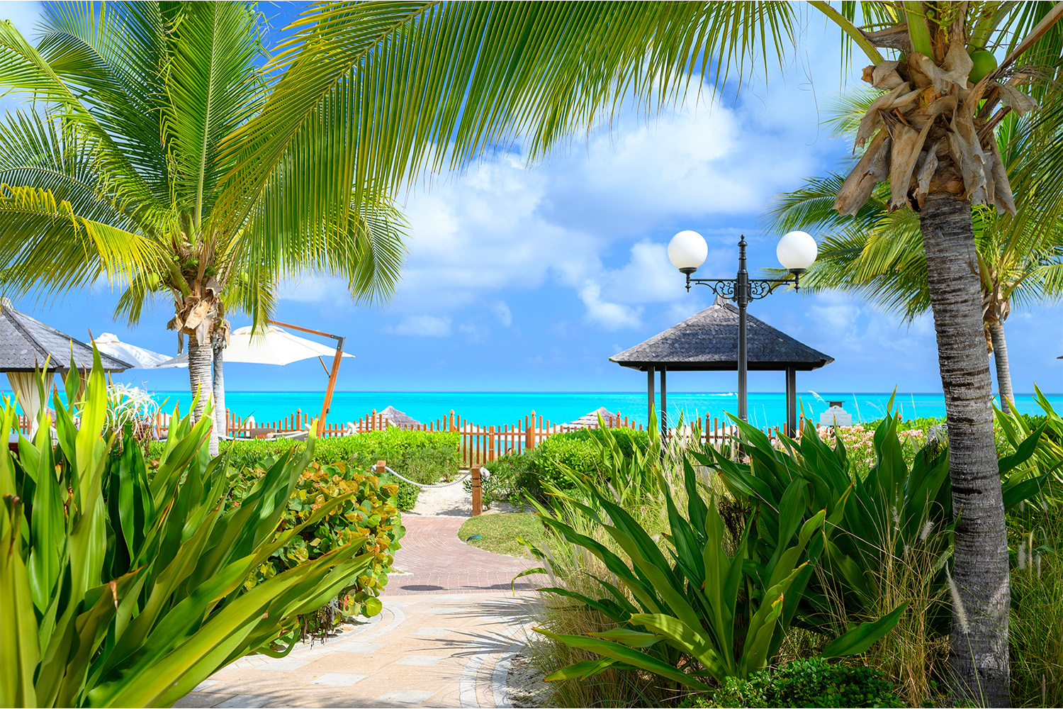 Garden and Beach at Seven Stars Resort and Spa