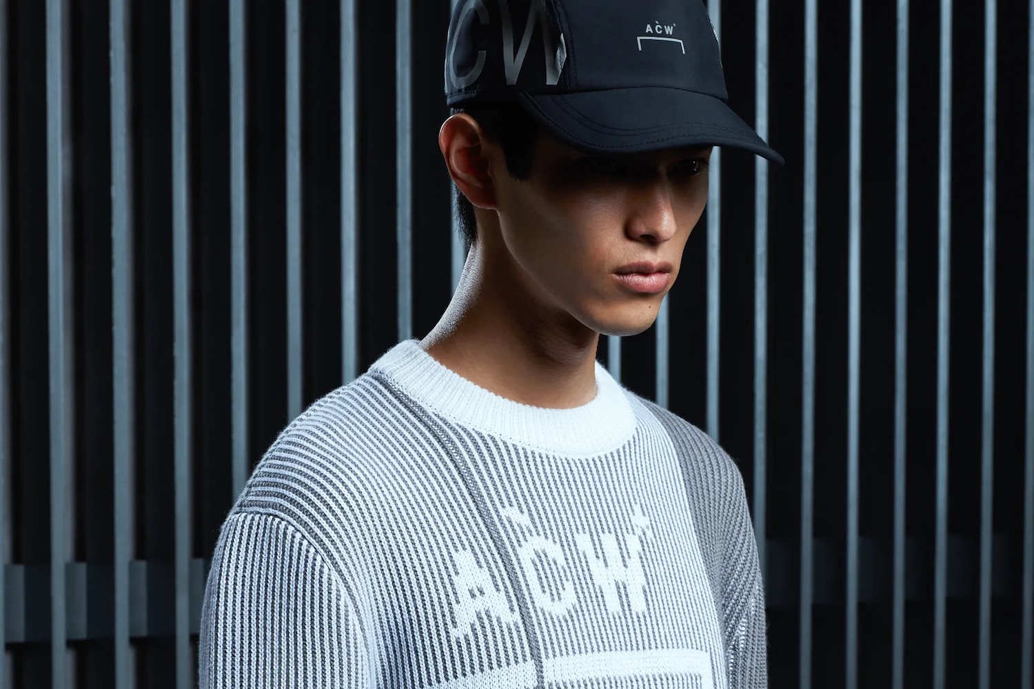 a model in an A-Cold-Wall sweater