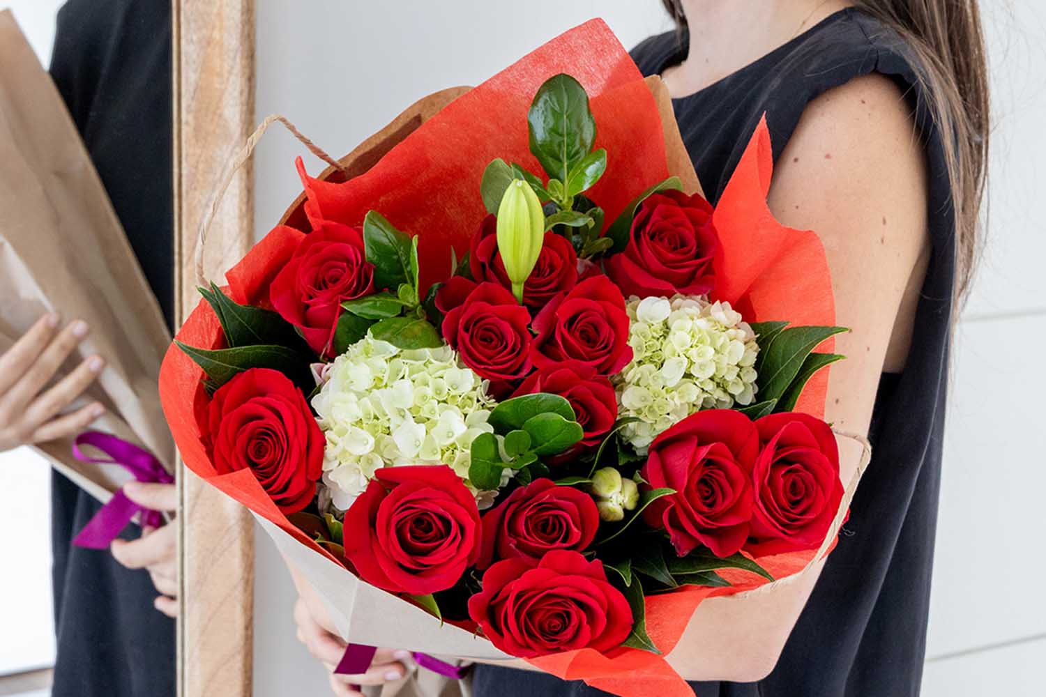 Flower options from DoorDash