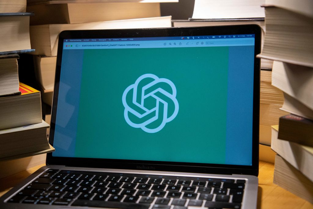 ChatGPT on a laptop