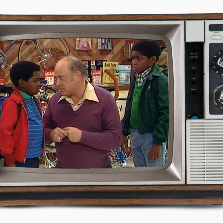 Diff'rent Strokes in 1983: Conrad Bain as Philip Drummond, Gary Coleman as Arnold Jackson, Todd Bridges as Willis Jackson, Dana Plato Kimberly Drummond
