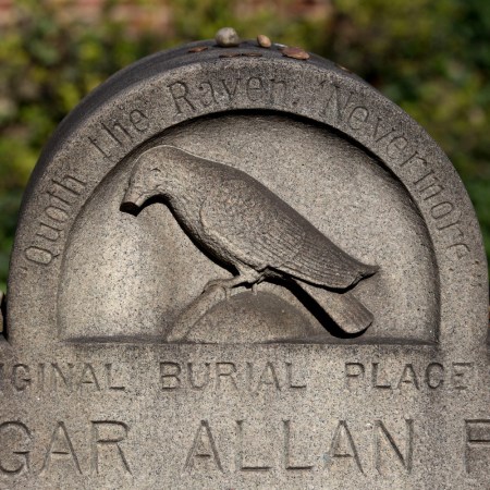 Edgar Allan Poe grave marker