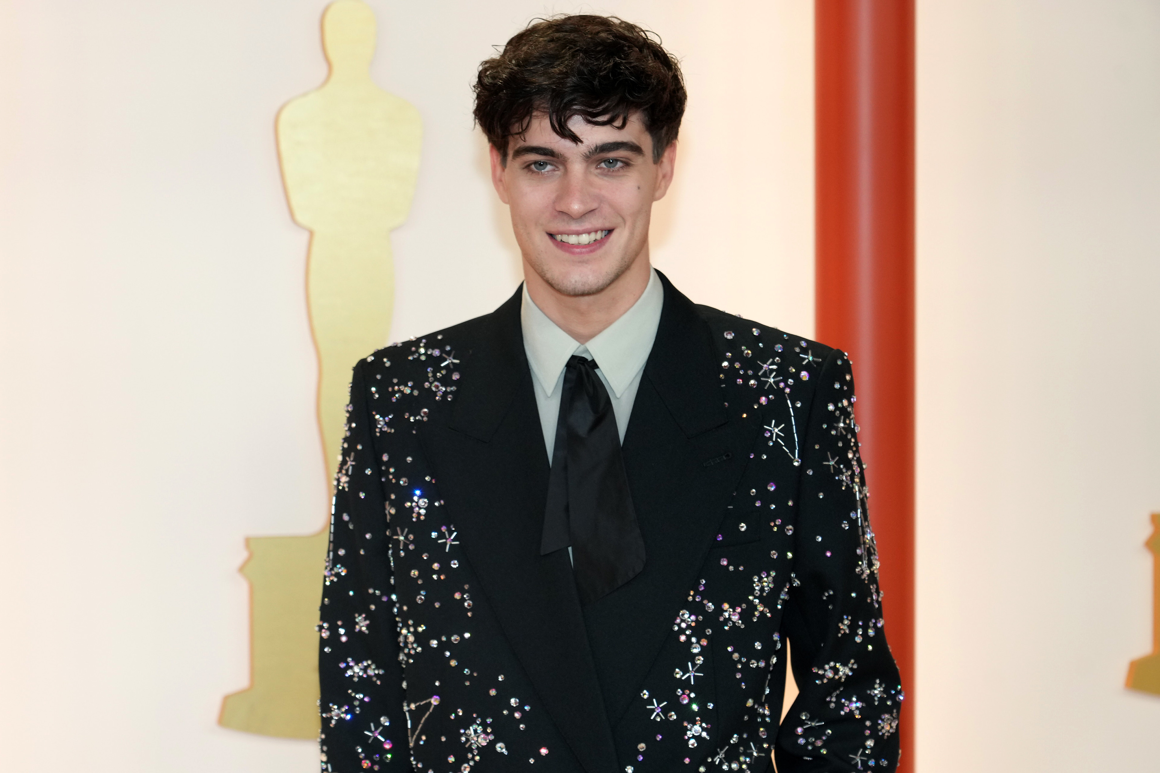 a photo of Lorenzo Zurzolo at the 95th Academy Awards