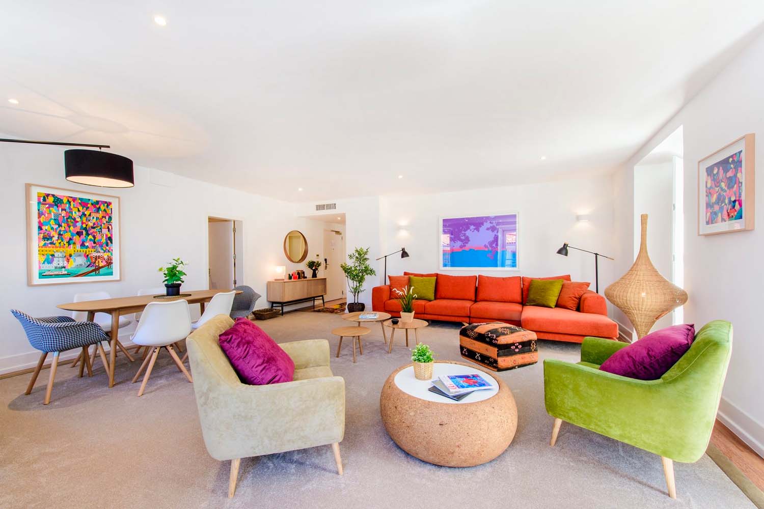 A 2-bedroom deluxe room