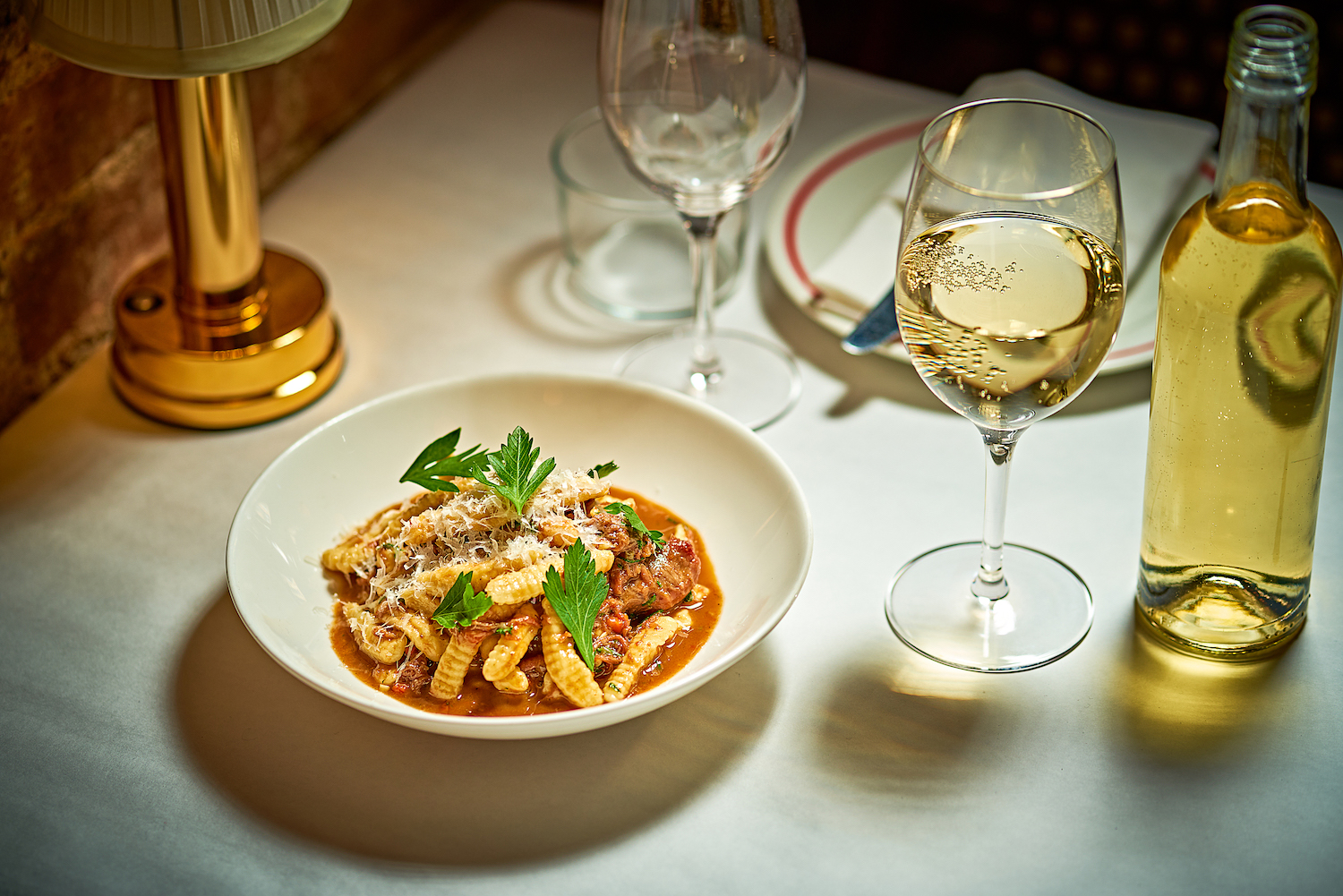 Duck coq au vin cavatelli