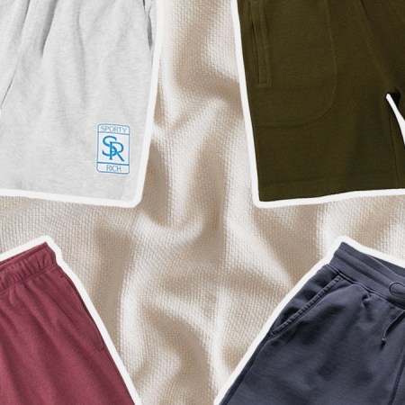 A collage of sweat shorts for men. We take a look at our favorite styles.