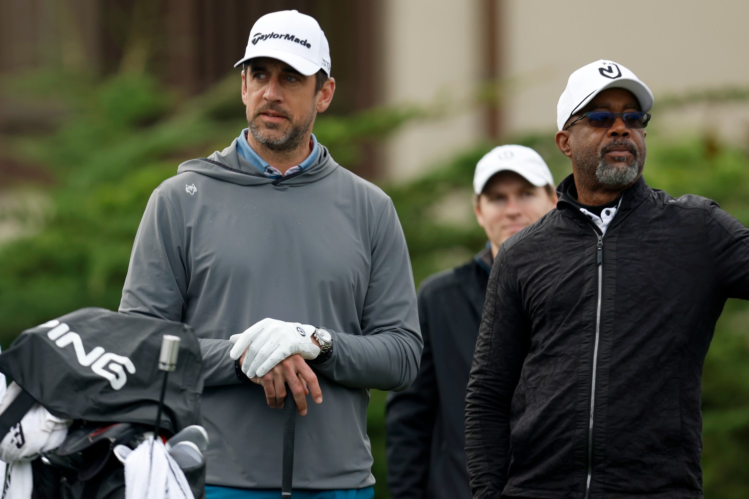 Aaron Rodgers golfing