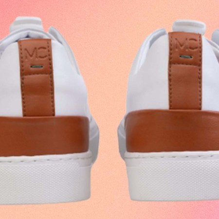 York's Men Vegan Sneaker in White from Moral Code, a piece of footwear built from apple leather