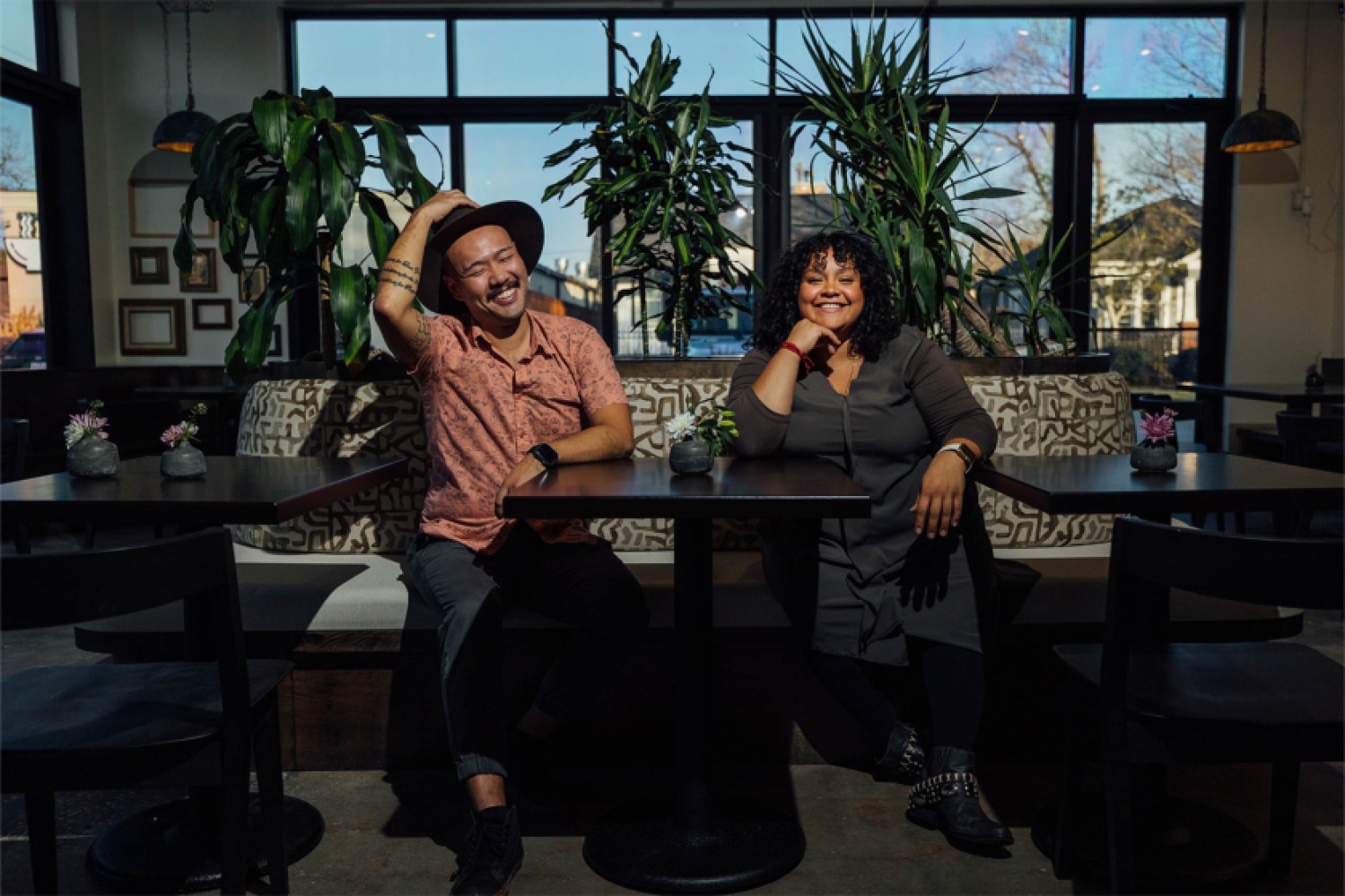 Chefs Henry Lu and Evelyn Garcia of Jūn.
