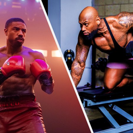 Michael B. Jordan in the latest "Creed" movie.