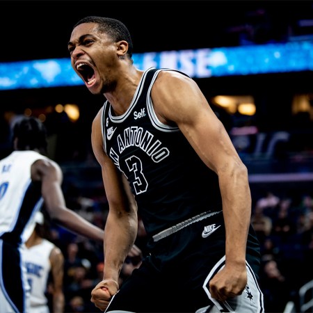 Keldon Johnson of the San Antonio Spurs
