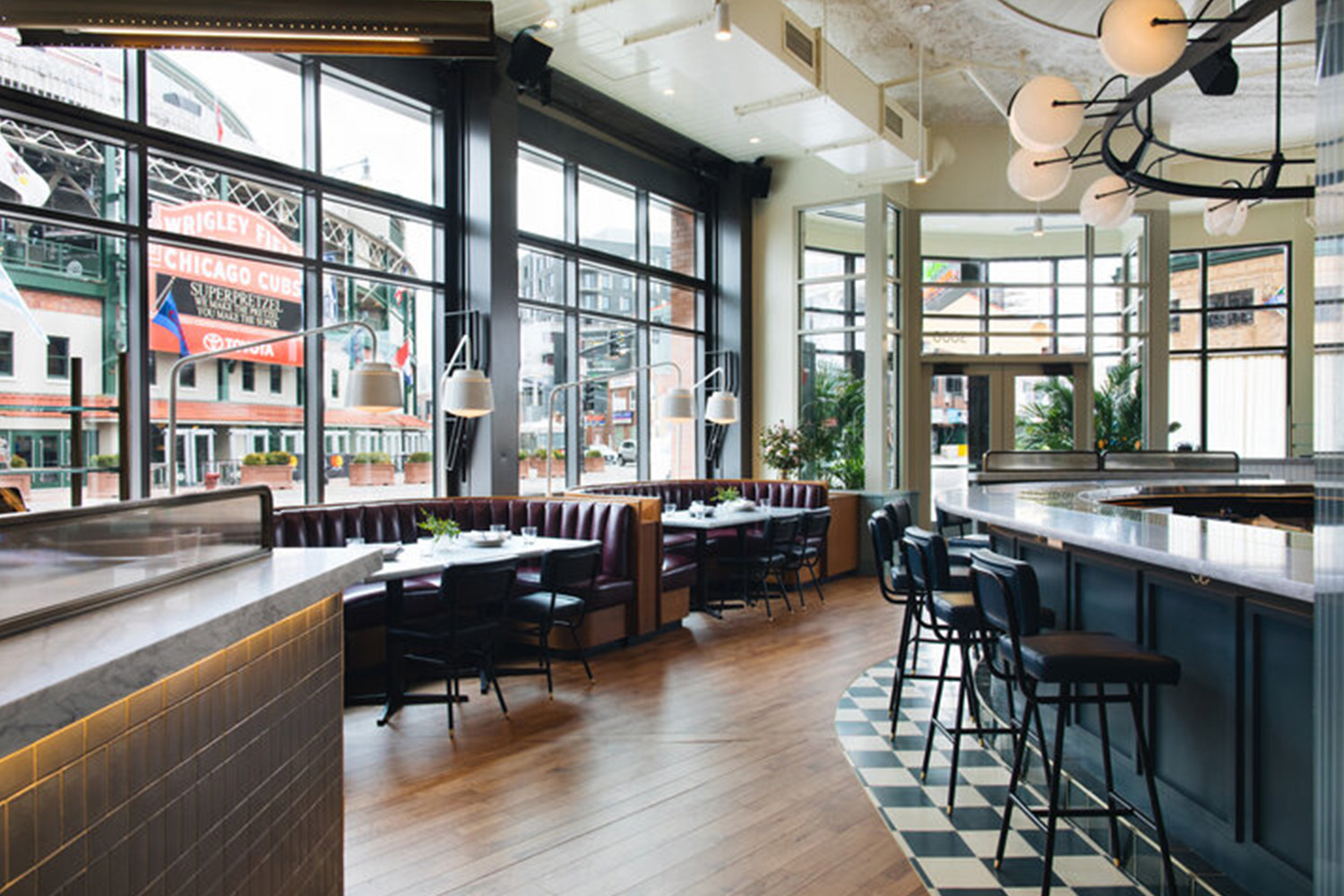 Interior of Swift & Sons Tavern and Oyster Bar