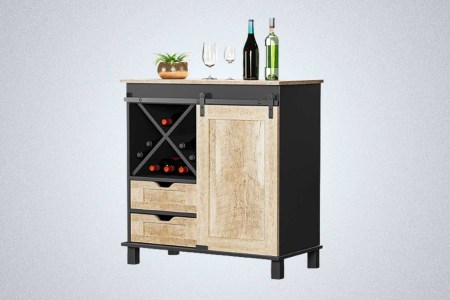 Laralee Industrial Wine Bar Cabinet, now on sale at Wayfair