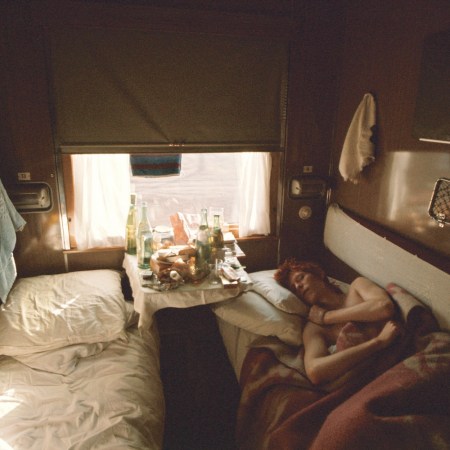 David Bowie on the Trans-Siberian Railway.