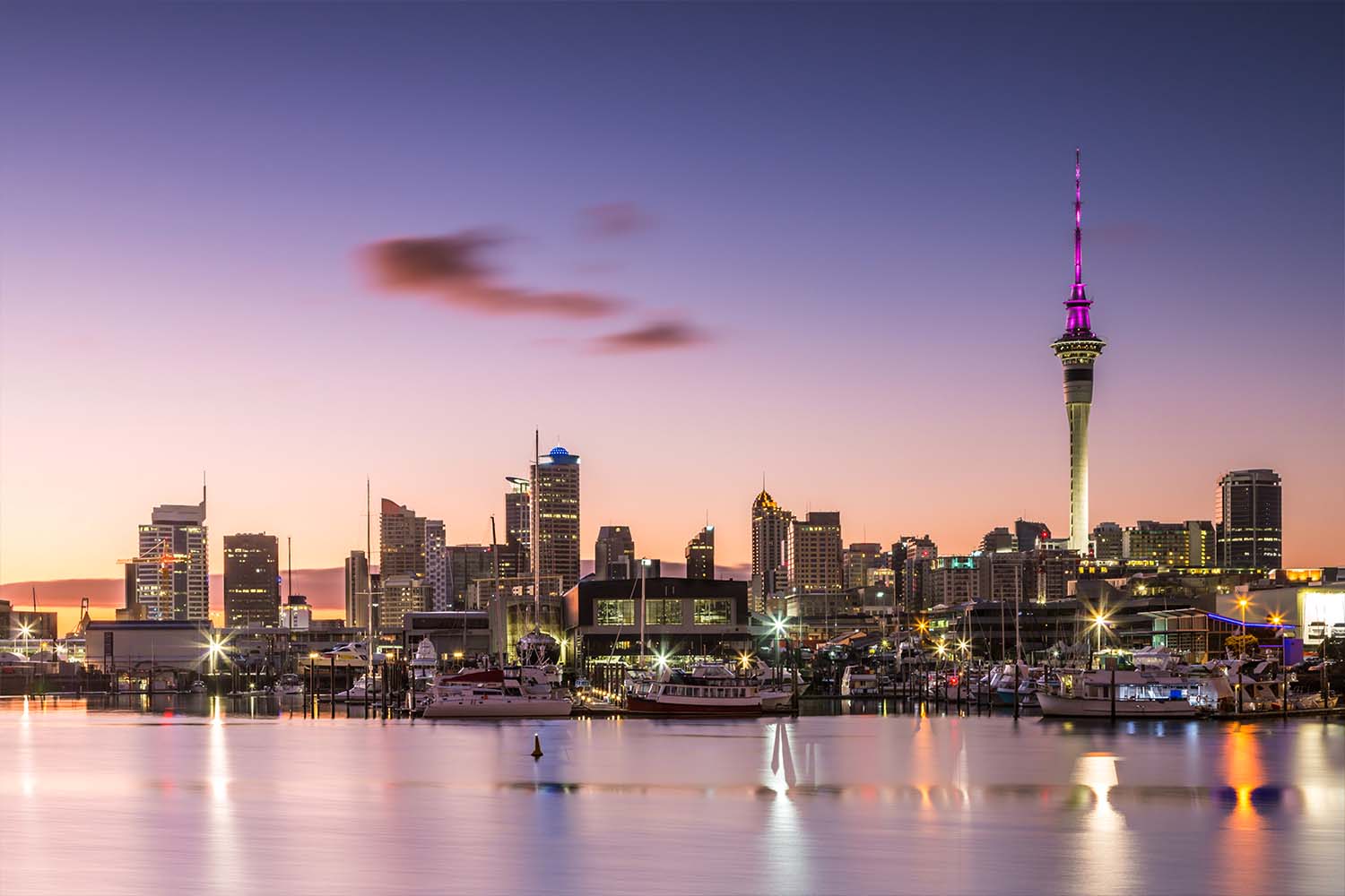 Auckland financial district