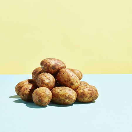 A pile of potatoes.