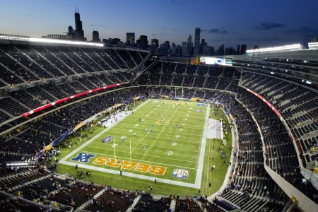 The Chicago Bears stadium