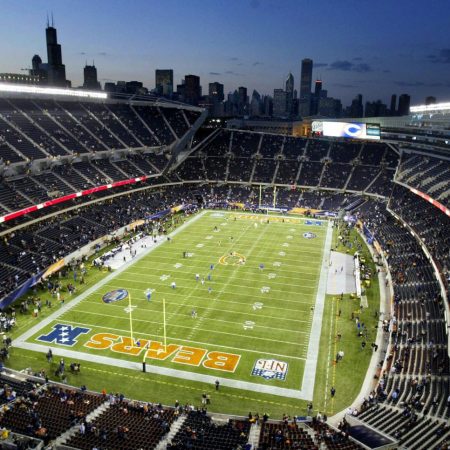The Chicago Bears stadium