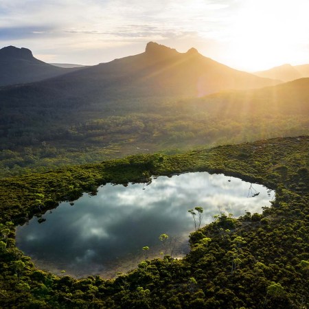Gould Plateau in Cradle Mountain Lake St Clair National Park, Tasmania