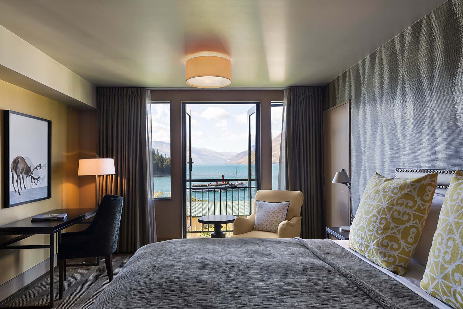 A St. Moritz guest room