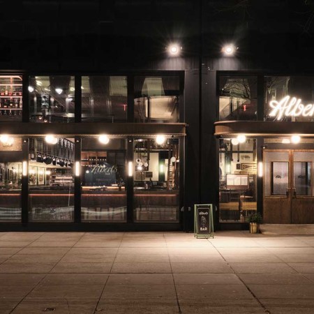 The exterior of Albert's, a new bar on E. 41st St.