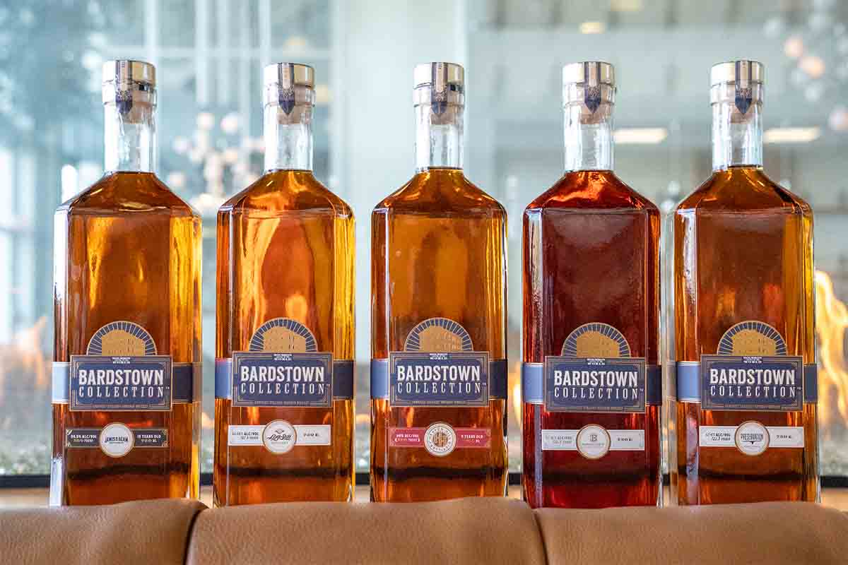 Five bottles from the just-released Bardstown Collection