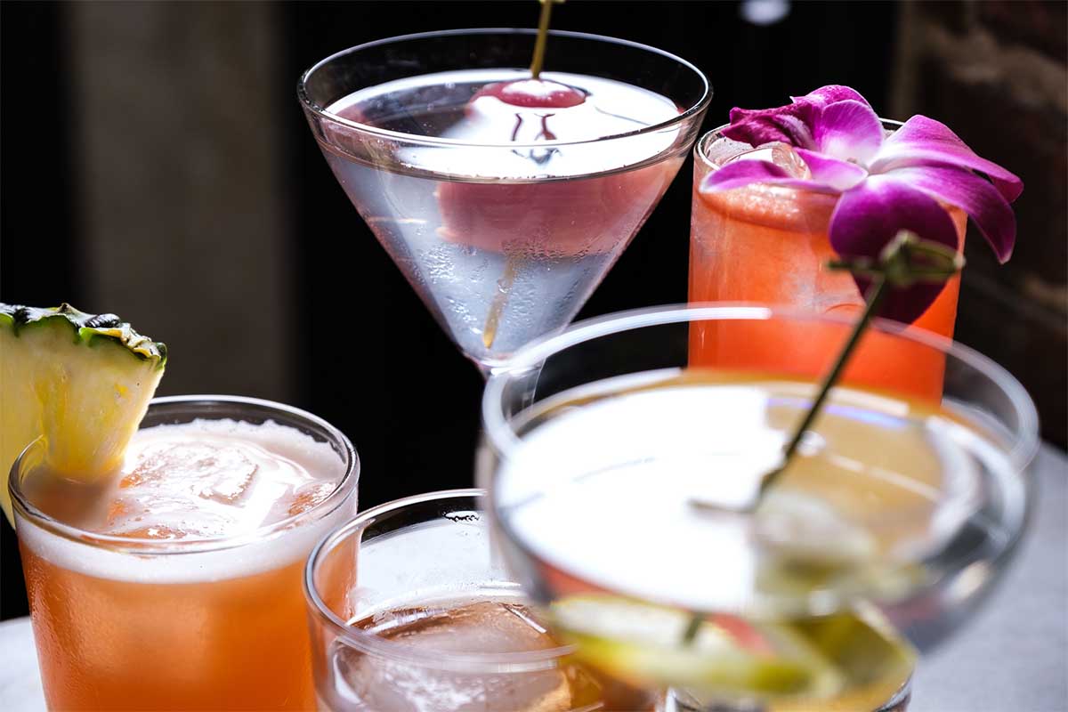 A selection of cocktails from Albert's, a new bar in Midtown East