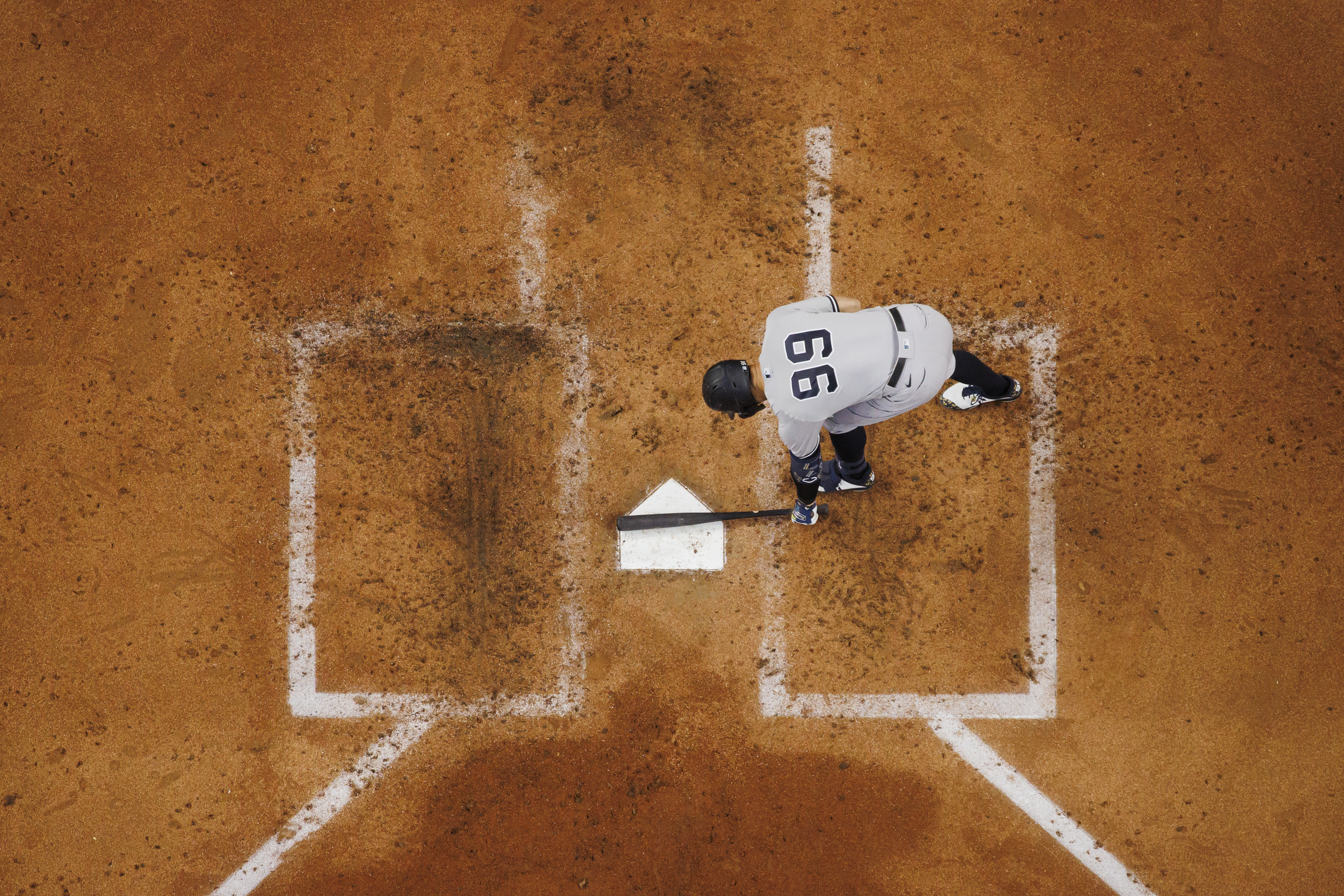 Aaron Judge stepping to the plate