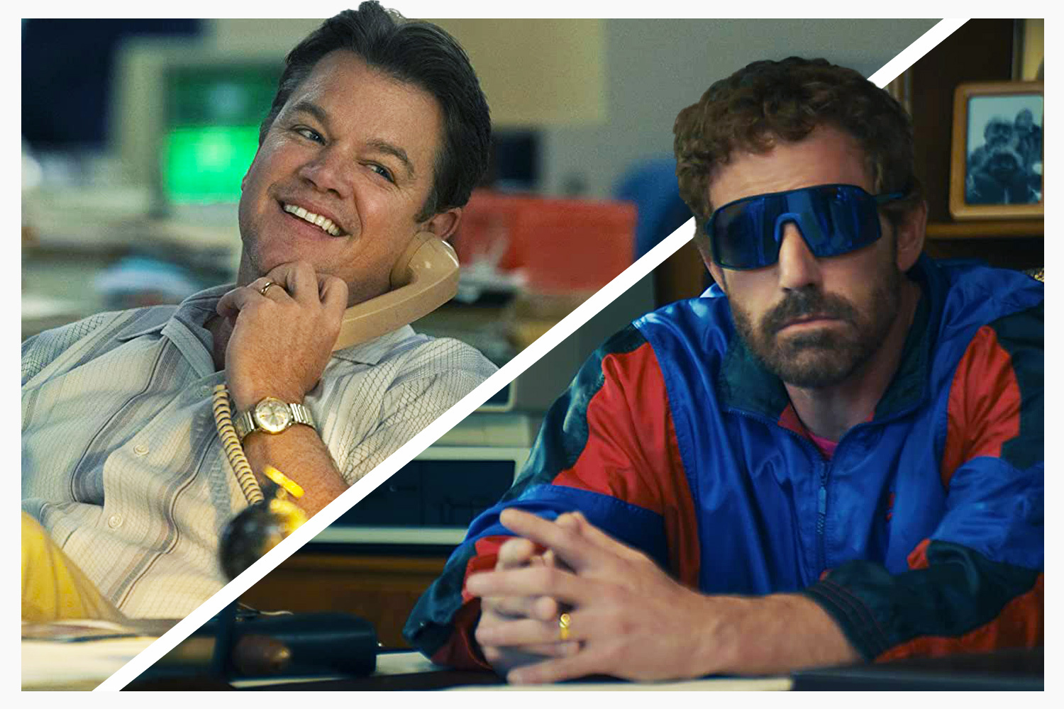Matt Damon and Ben Affleck in "Air"