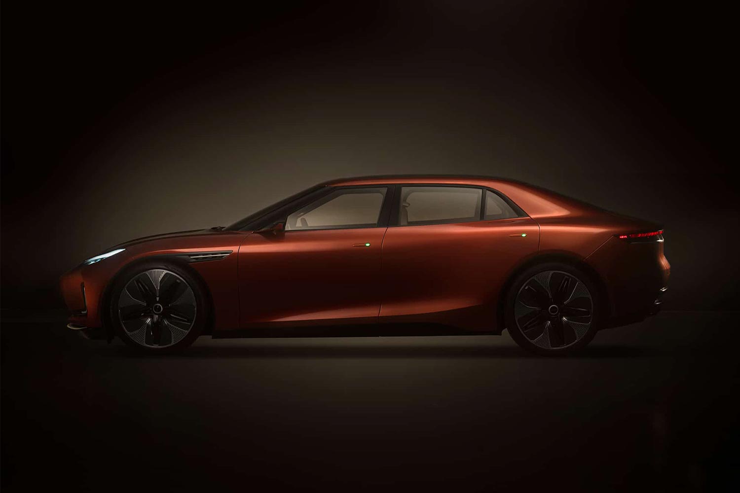 The NEVS Emily GT, a Swedish and Chinese electric vehicle from the company that bought Saab's assets
