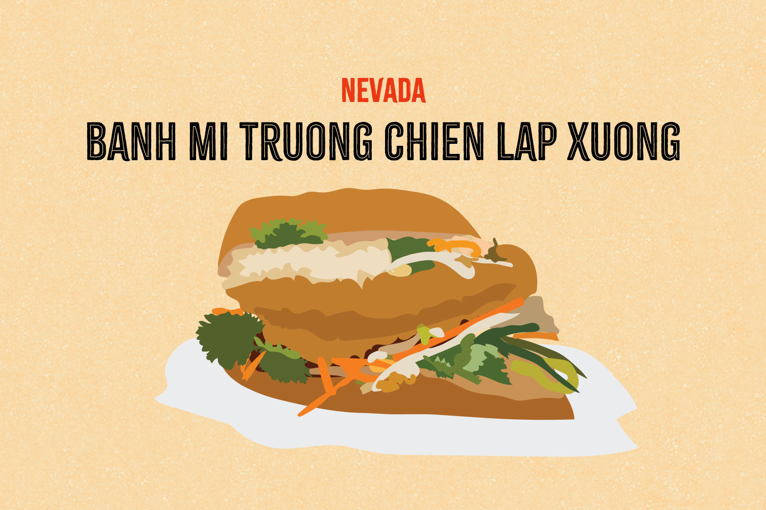 Banh Mi Truong Chien Lap Xuong illustration