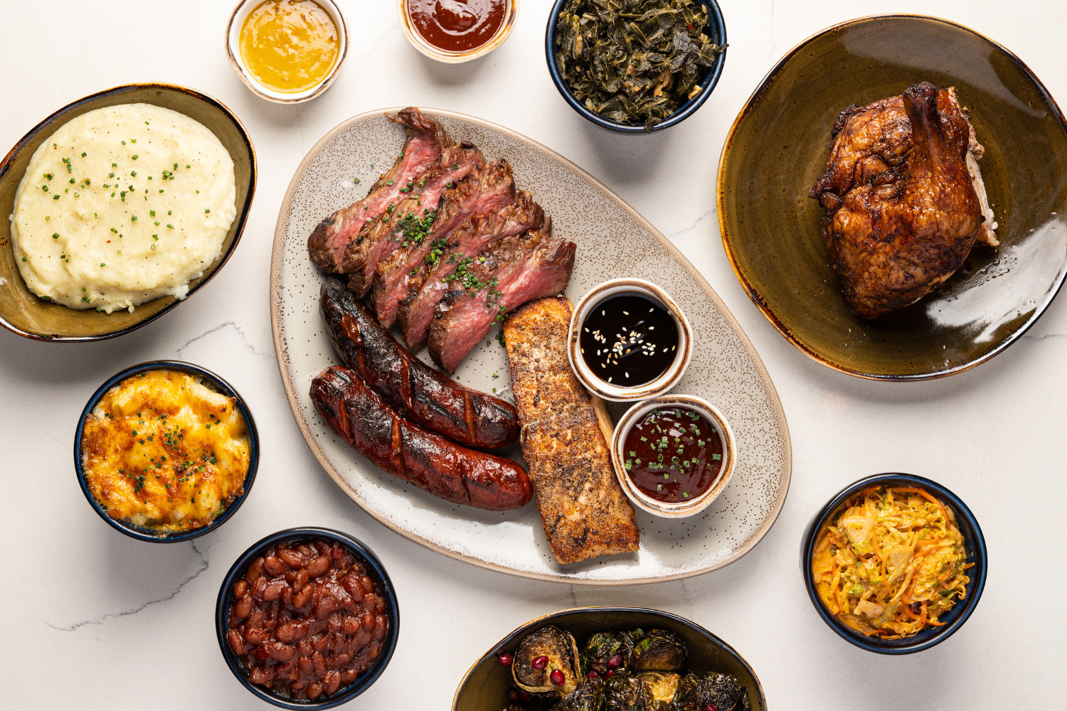 Spread from Smoke City Char Bar