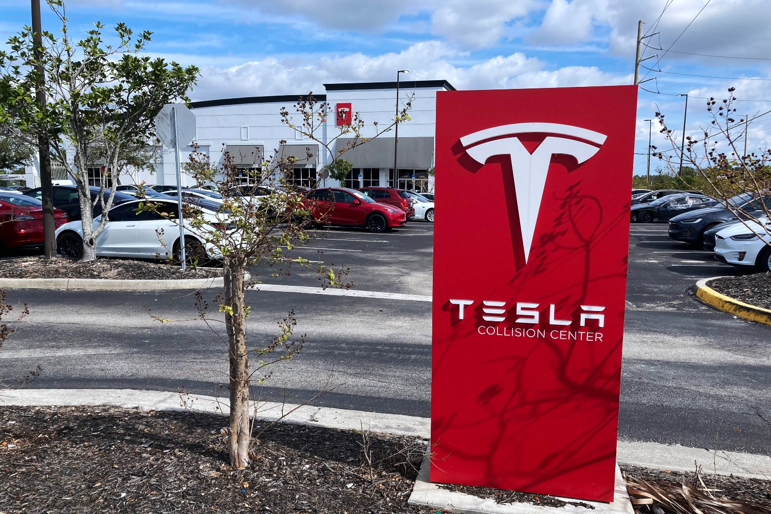 Tesla sign