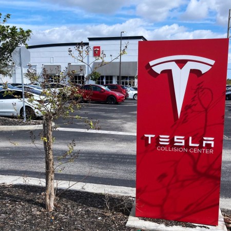 Tesla sign