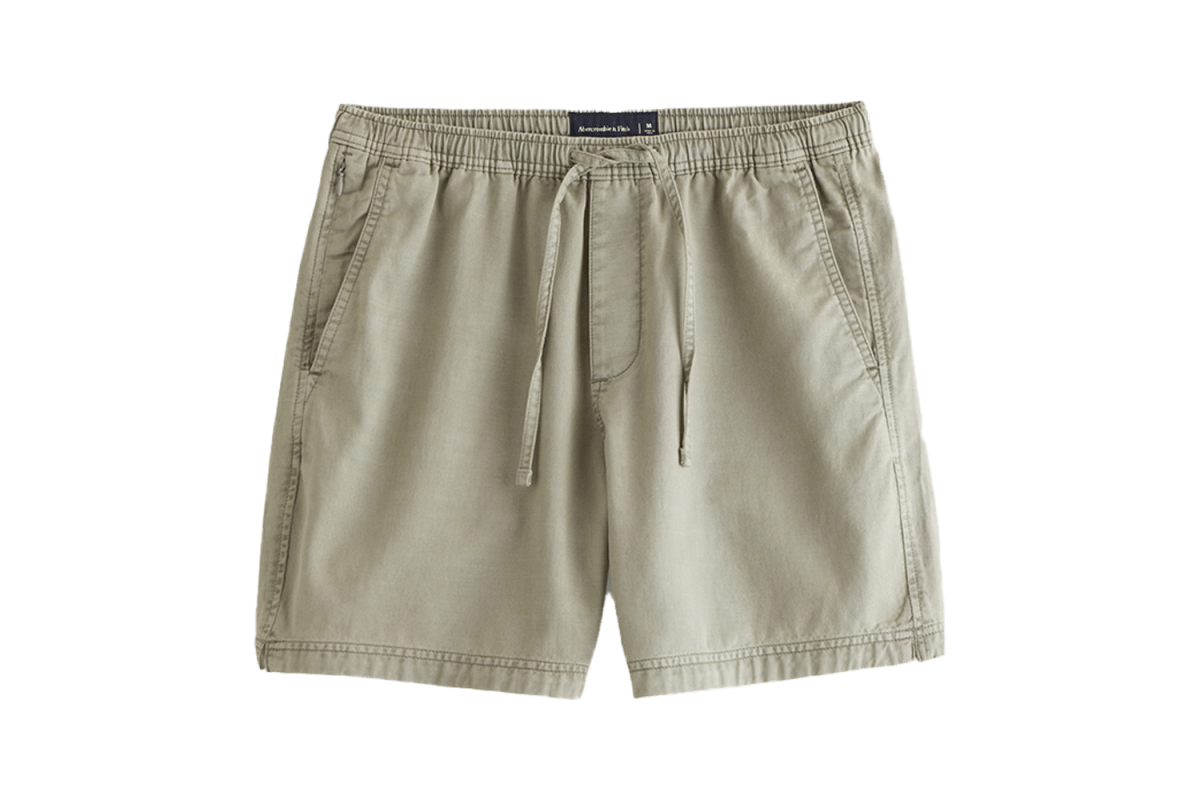 Abercrombie & Fitch Cotton-Blend Pull-On Shorts