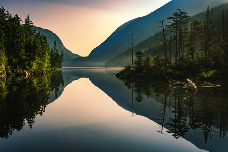 Sunrise at Lake Colden in Adirondack High Peaks