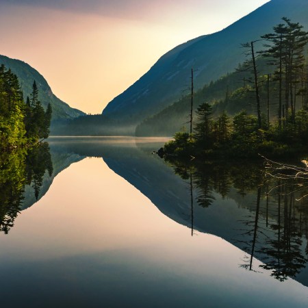 Sunrise at Lake Colden in Adirondack High Peaks