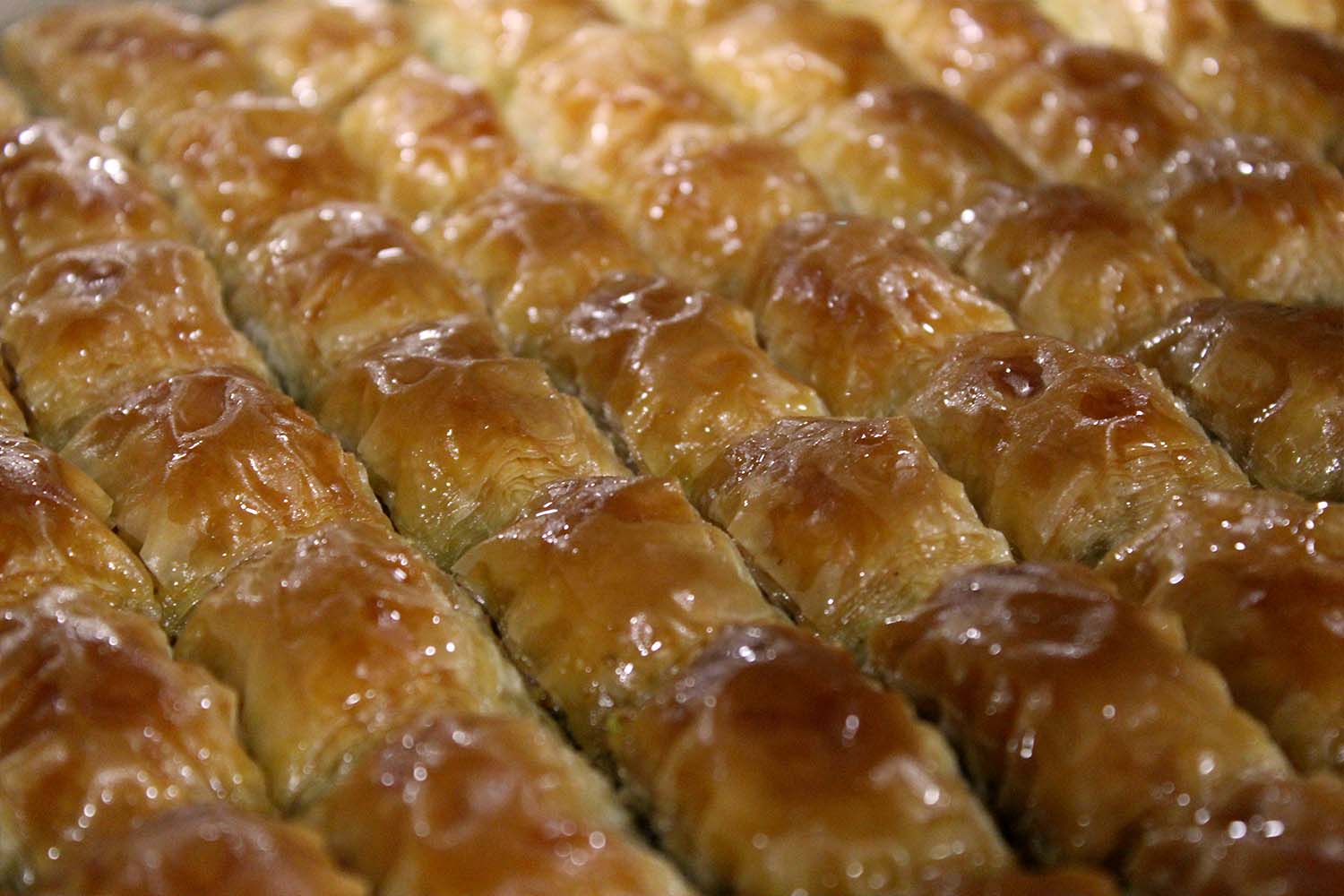 Fresh Baklava from Karaköy Güllüoğlu