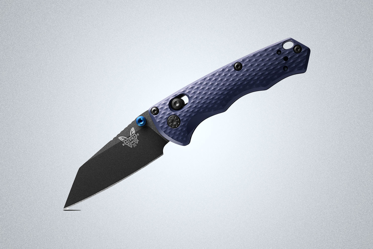 a Benchmade 290BK Full Immunity on a grey background