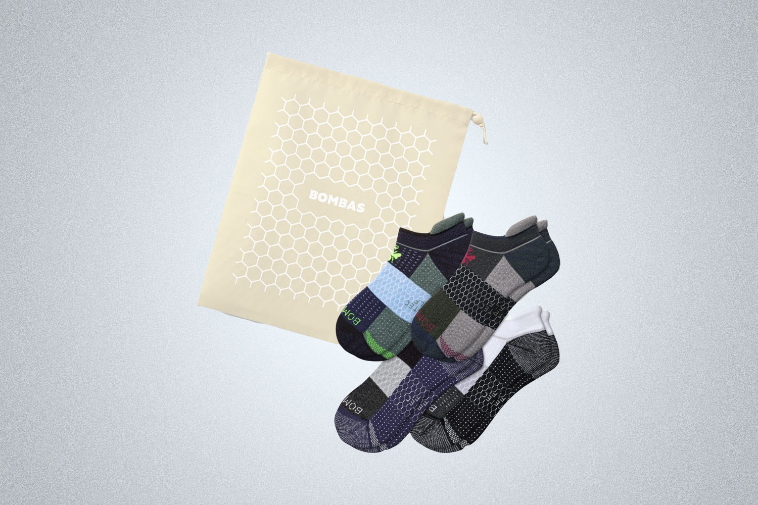 Bombas Men’s Golf Ankle Sock 4-Pack Caddie