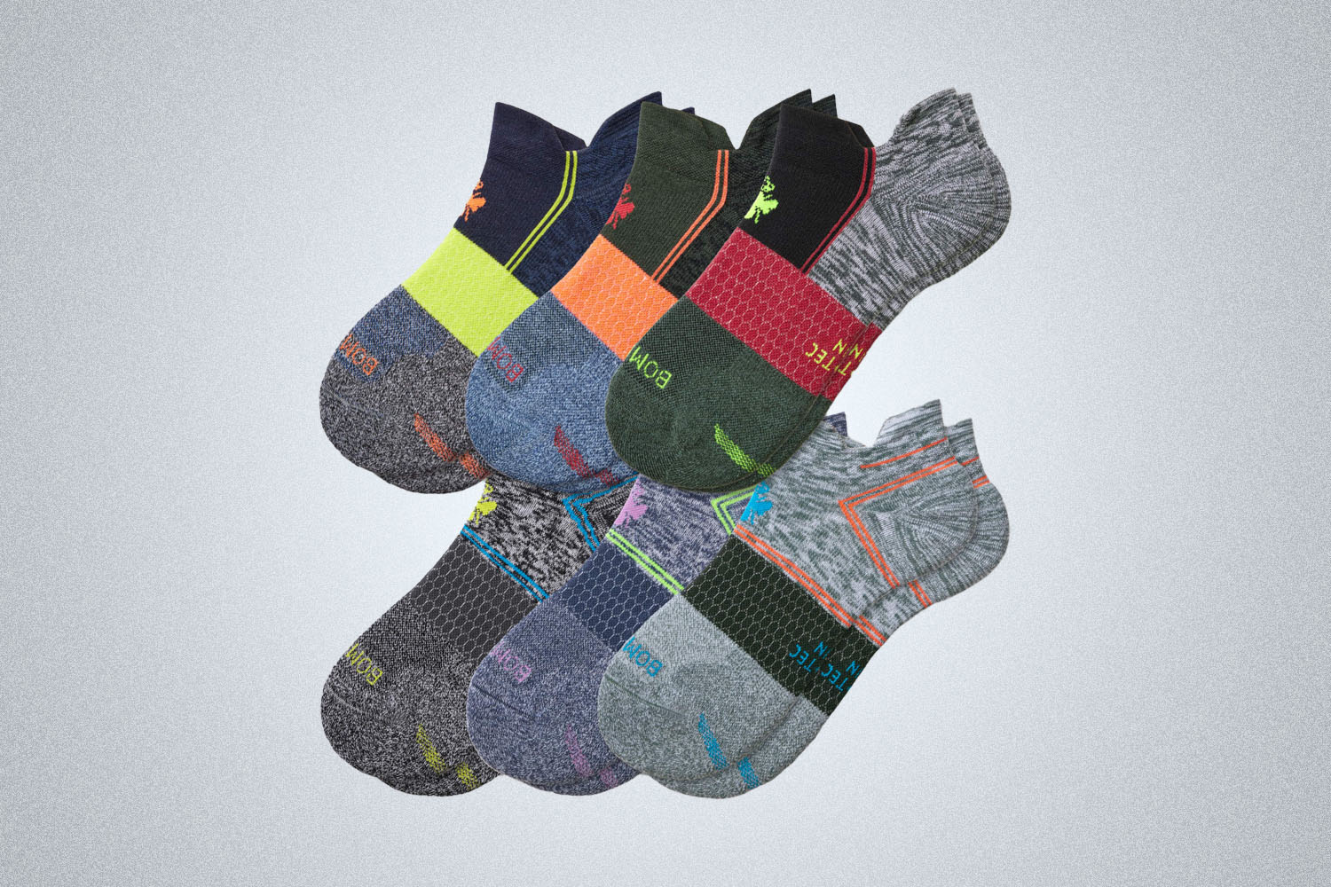 Bombas Men’s Running Ankle Sock 6-Pack