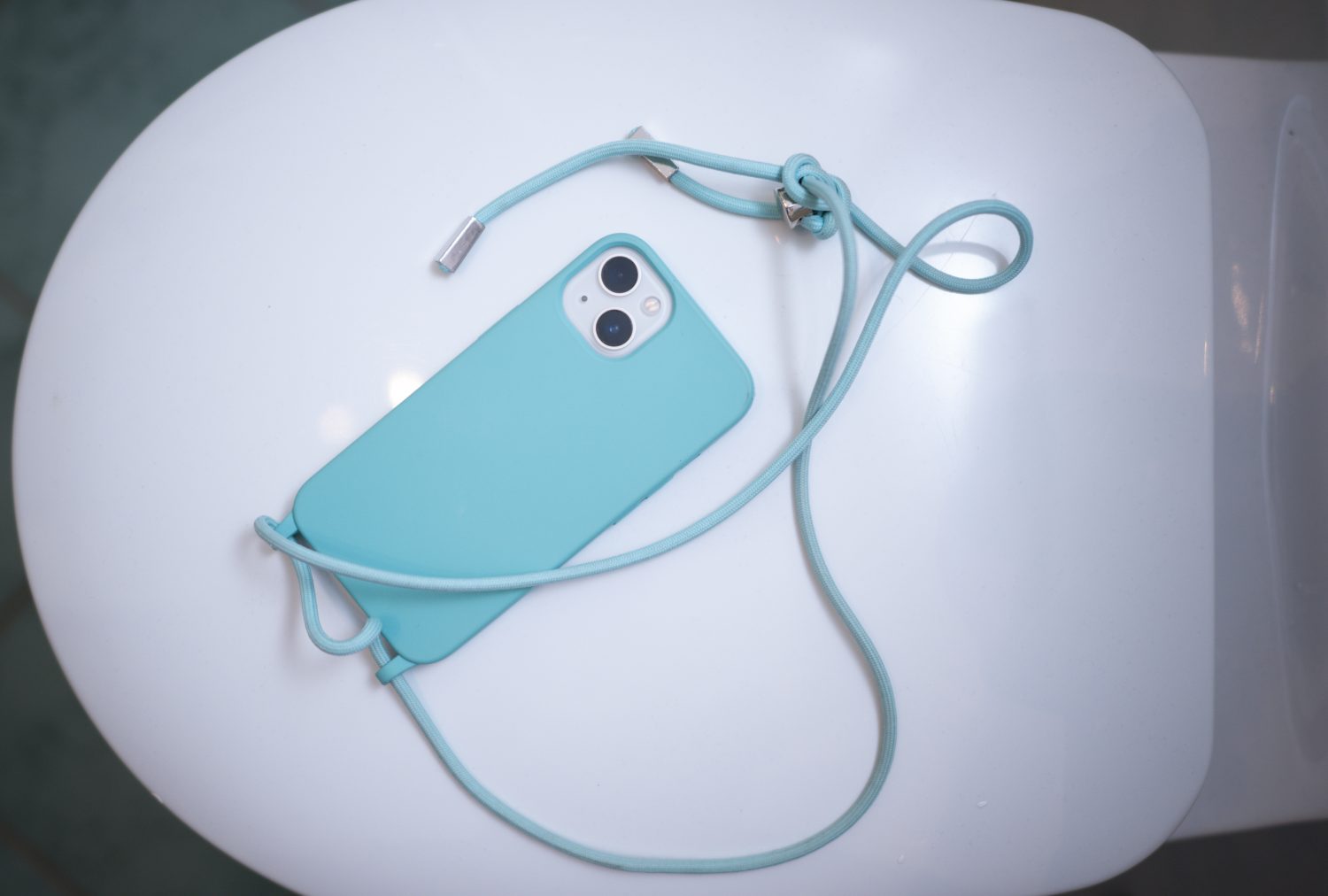 Smartphone on the toilet