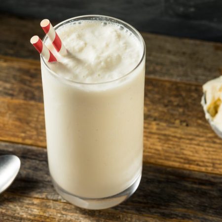 vanilla milkshake.