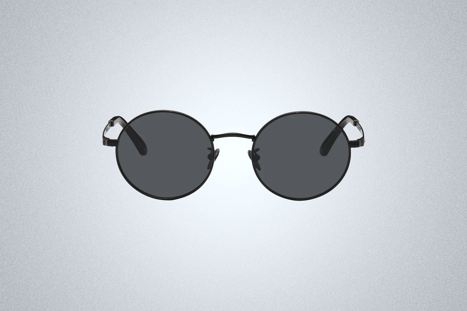 Giorgio Armani Black Round Sunglasses