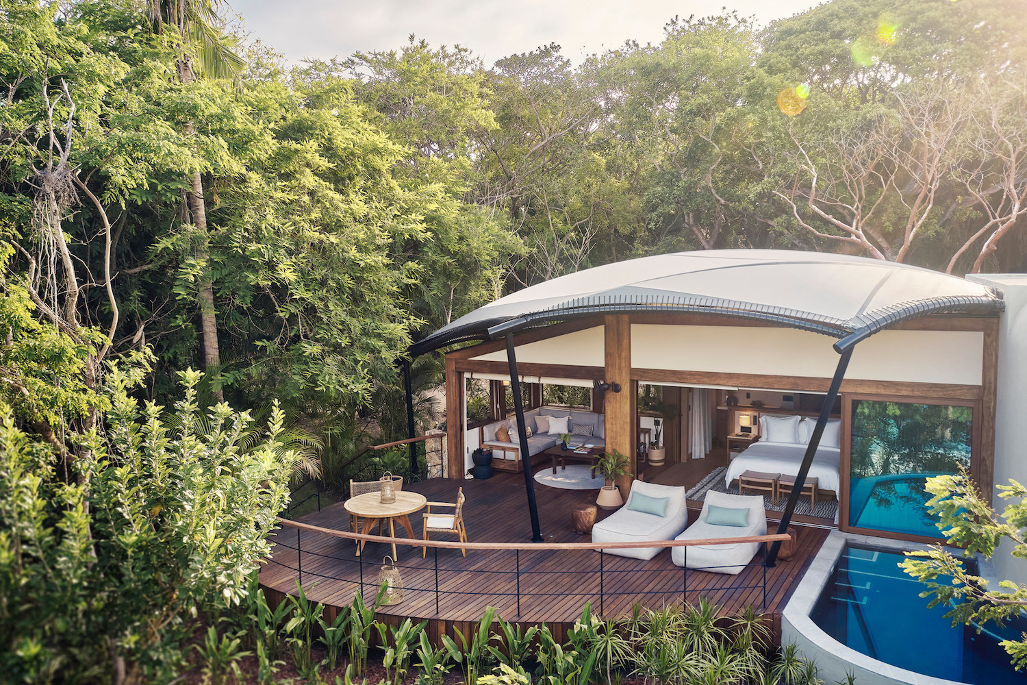 Picture of a stay in the Four Seasons Resort.