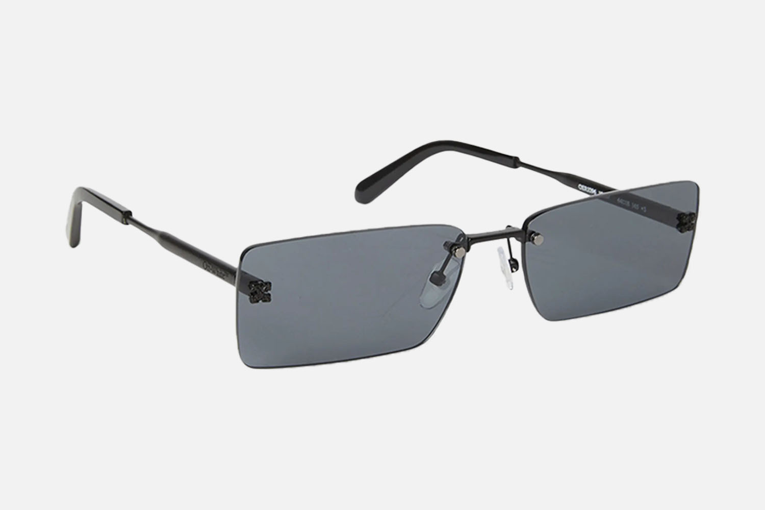 Off-White Riccione Metal Rectangle Sunglasses
